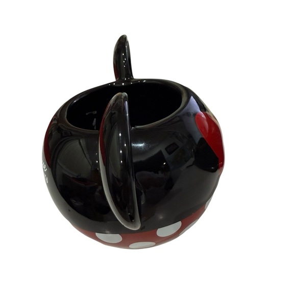 Disney Minnie Mouse Icon Signature Ceramic Mug 23ounce 3D Ears Raised Bow New - Picture 5 of 5